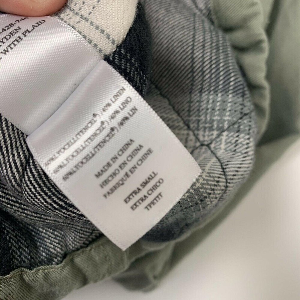 Rails Miles Utility Jacket Jayden Sage Plaid Green - image 8